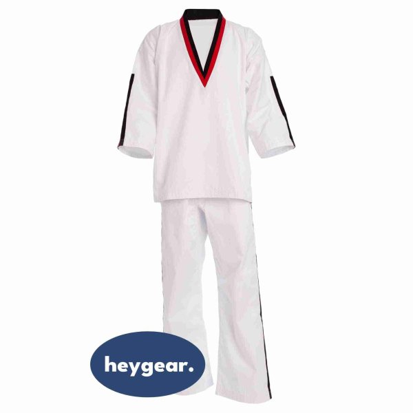 Martial Arts Striped Team Free Style Demo/Club Uniform