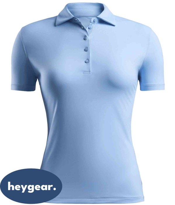 Women's Golf Polo Shirts Collared V Neck Short Sleeve  Shirt, Dry Fit, Moisture Wicking