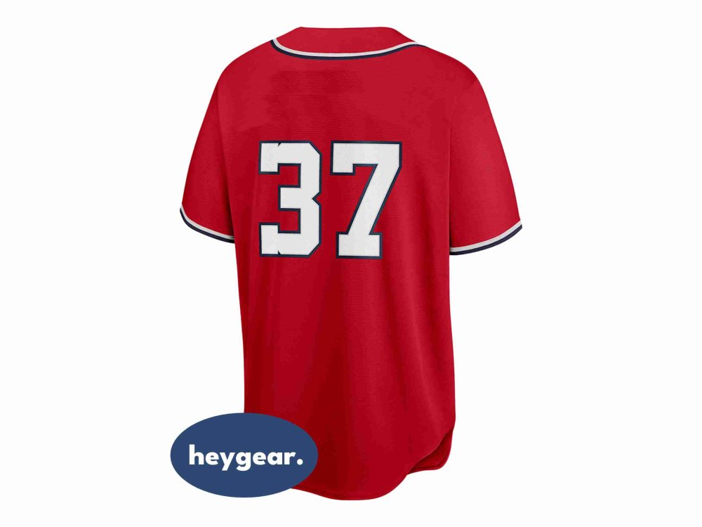 Baseball Jersey,Blank Baseball Jerseys for Men Shirts Short Sleeve Hip Hop Sports Casual Button Down Uniforms - Image 2
