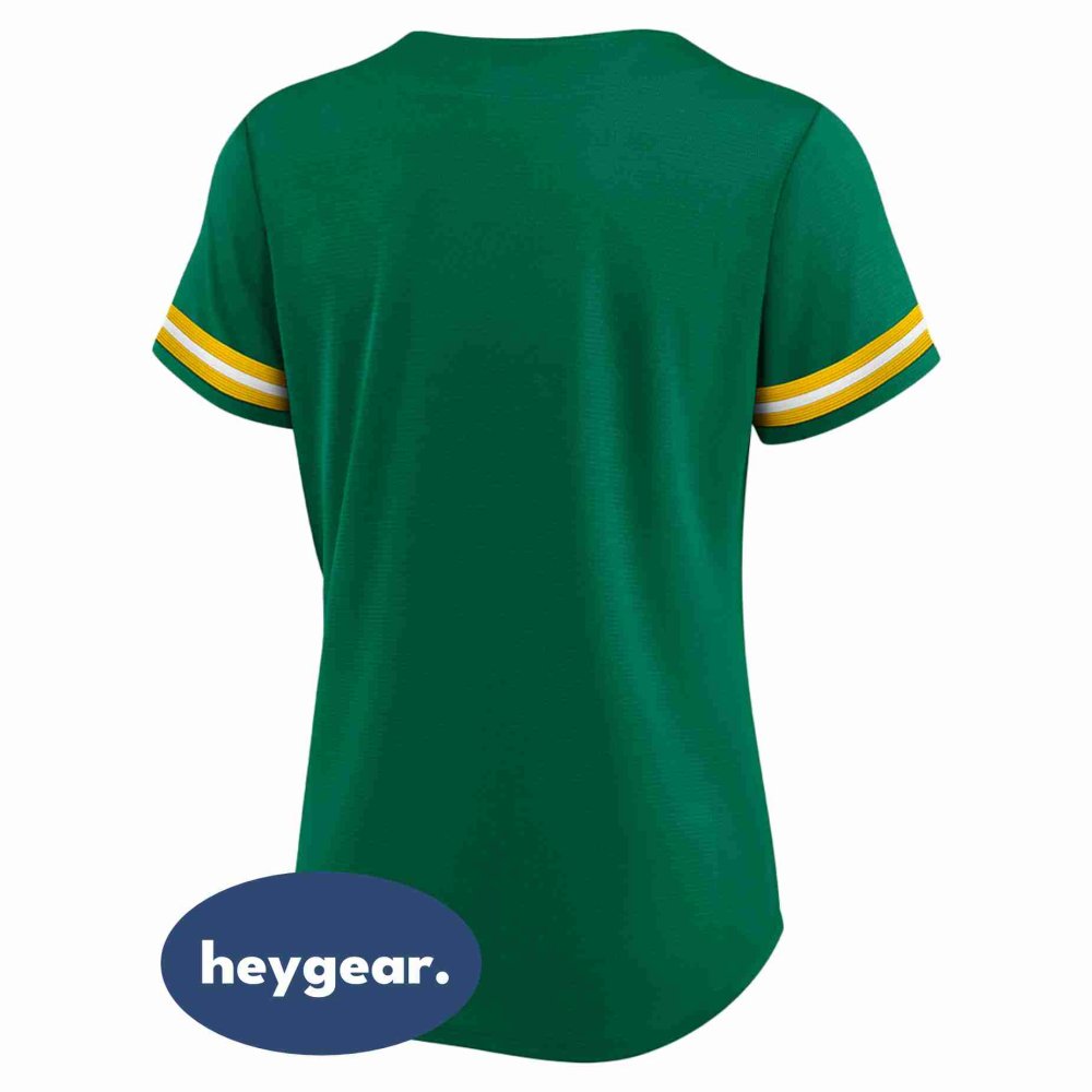 Womens Baseball Jersey Button Down Tee Short Sleeve Softball Active Shirts - Image 2