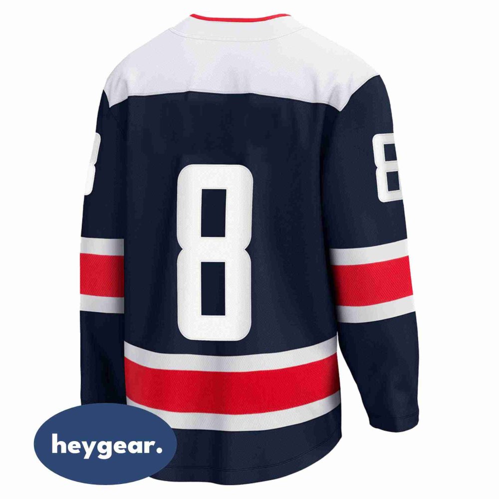 Mens Hockey Jersey - Classic Long Sleeve Mesh Graphic Hockey Jerseys for Men - Image 2