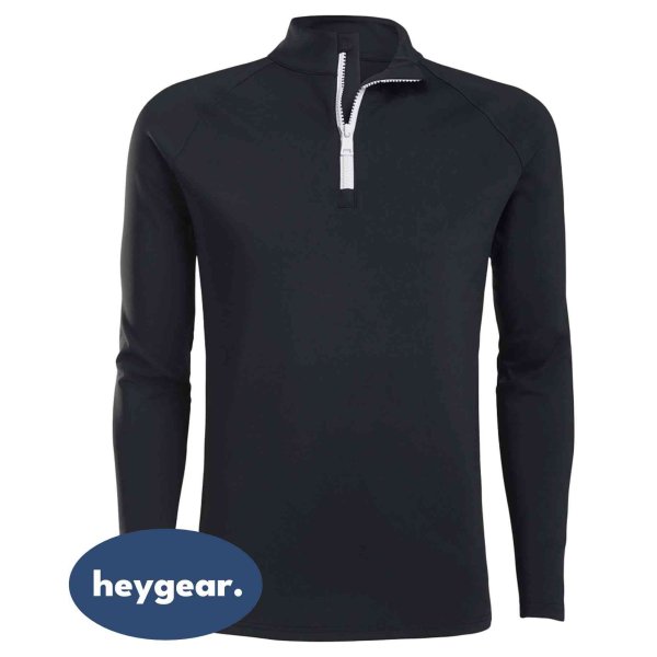 Golf Quarter Zip Pullover for Men Mock Neck Sweatshirt