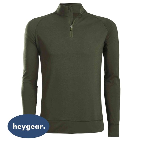 Men's Weather Series ¼ Zip Mock Neck Pullover for Men, Extended Sizes, Men’s Performance Apparel