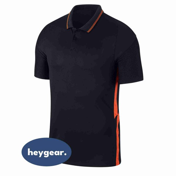 Men's Collar Short Sleeve Soccer Jersey Top
